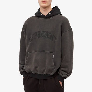 Represent Arched Logo Hoodie