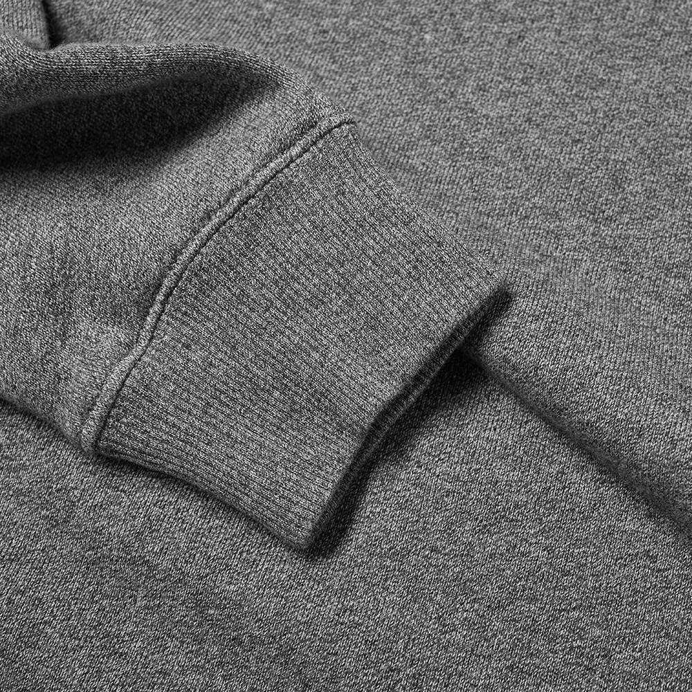 Represent Blank Crew Sweatshirt Grey Melange Detail