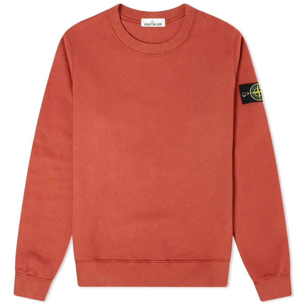 stone island garment dyed crew sweat