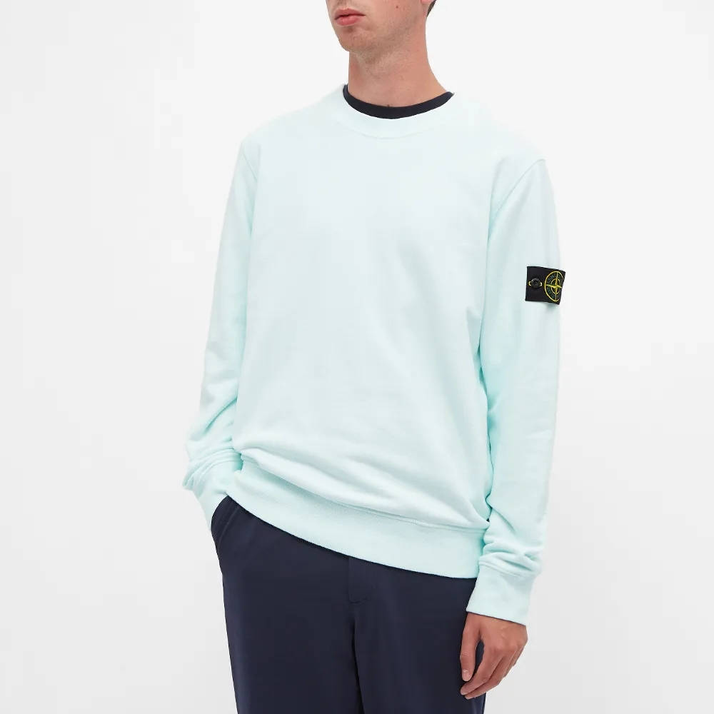 Stone island garment dyed crew cheap sweat