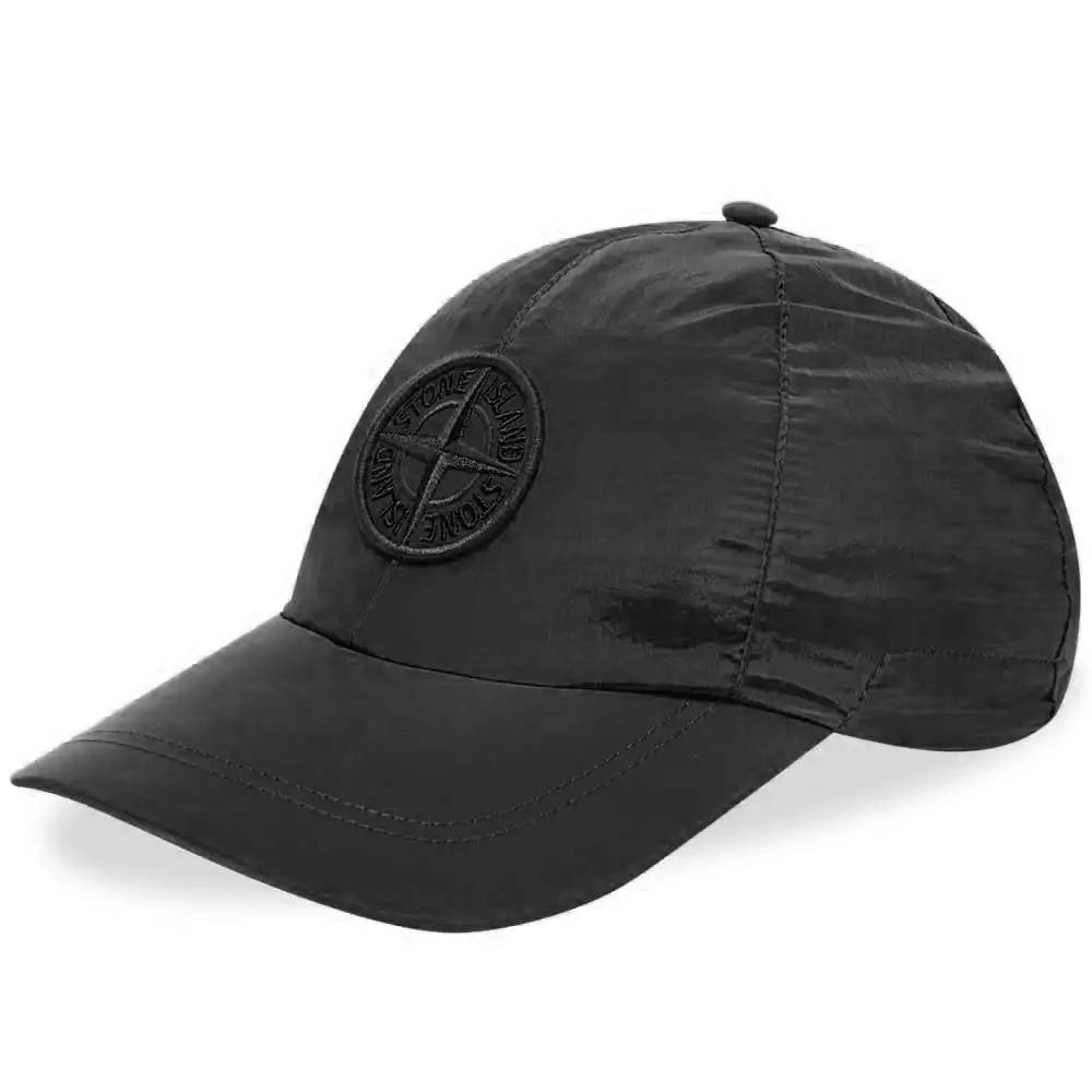 stone island nylon metal logo cap