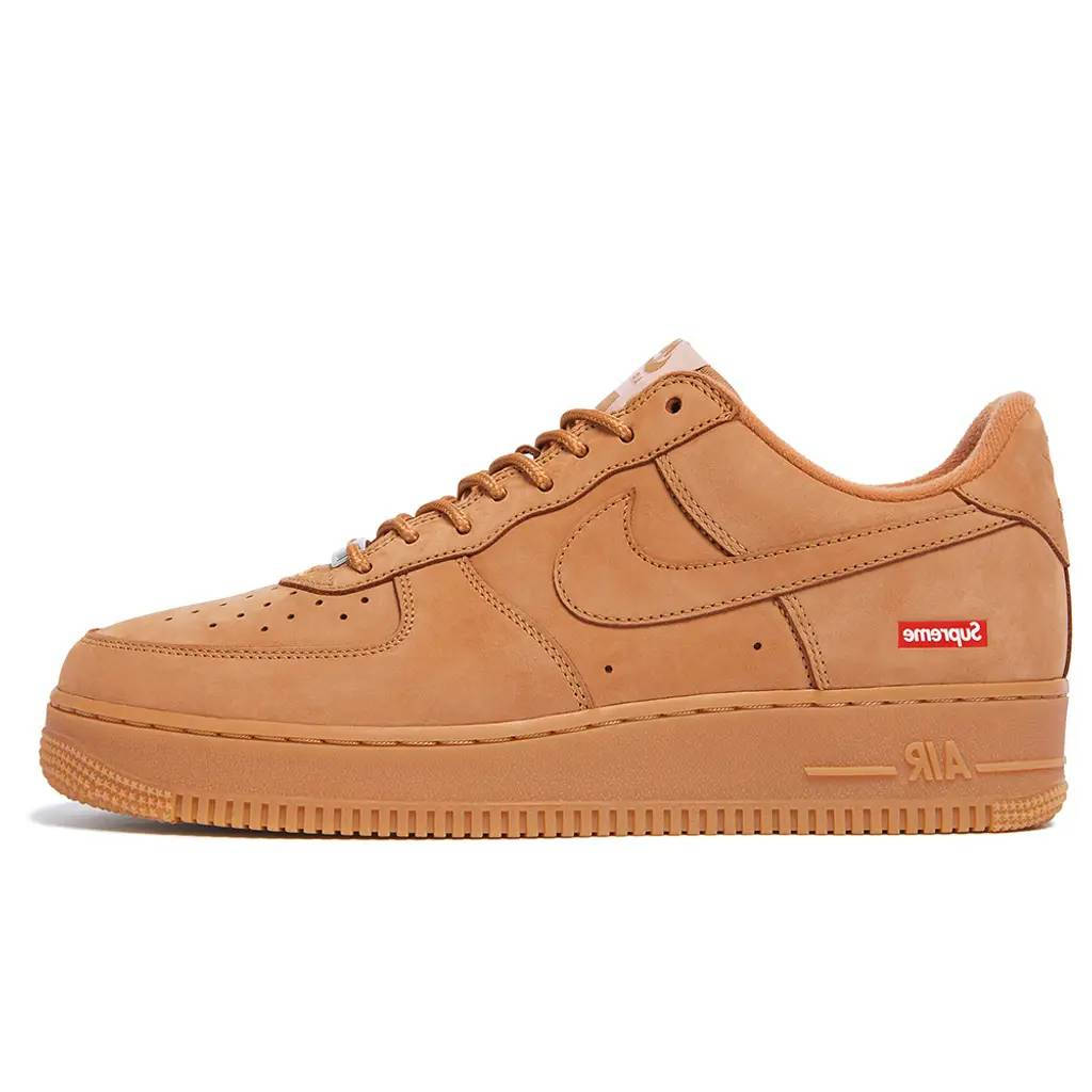 Supreme x Nike Air Force 1 Low Flax | Where To Buy | DN1555-200