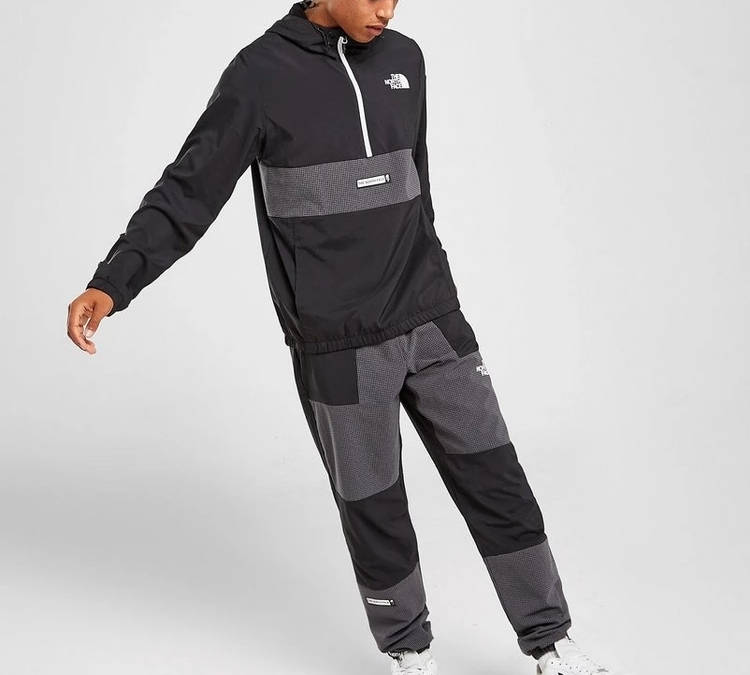 north face woven track pants