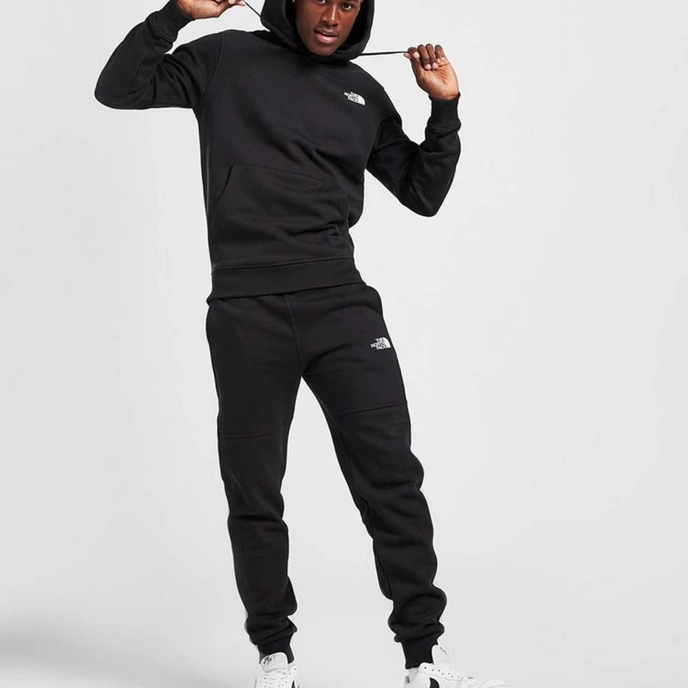 The North Face Overhead Fleece Tracksuit - Black | The Sole Supplier