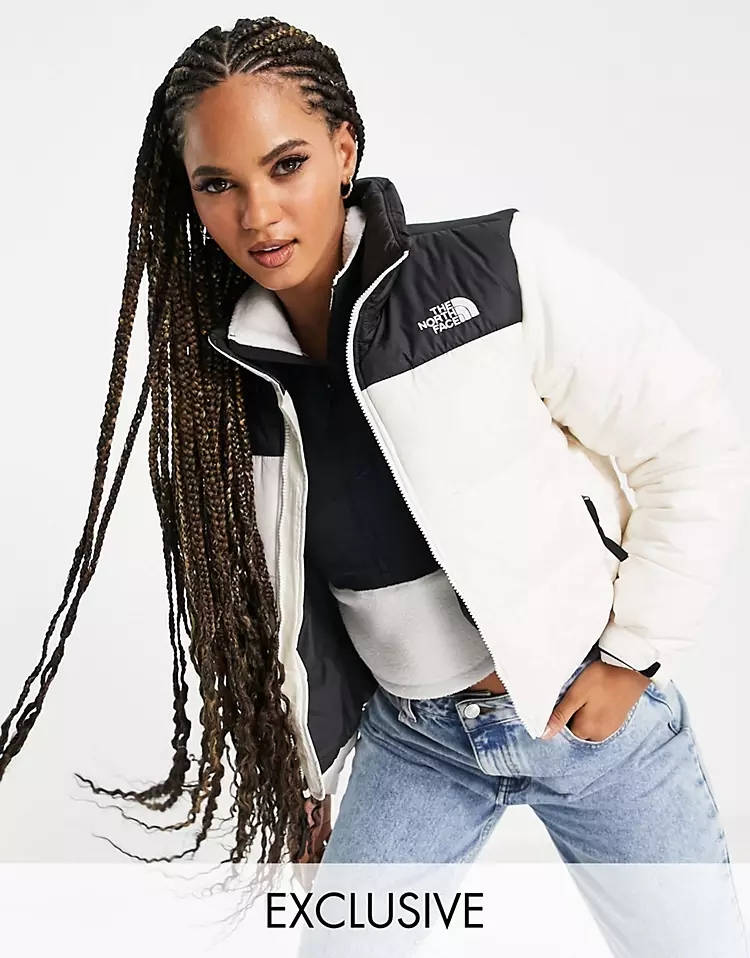 The North Face Saikuru Cropped Jacket Gardenia White