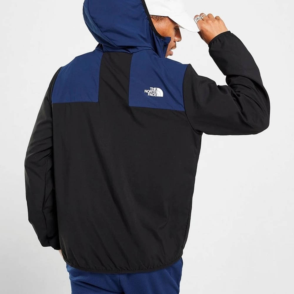 the north face tape windbreaker jacket