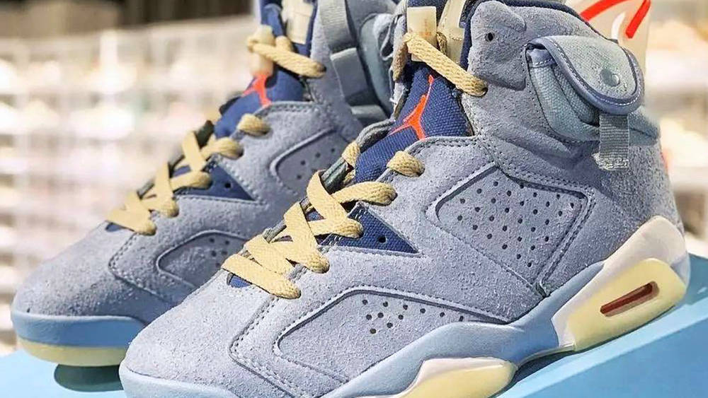 Image via scoop208 Travis Scott x Air Jordan 6 "Cactus Jack"