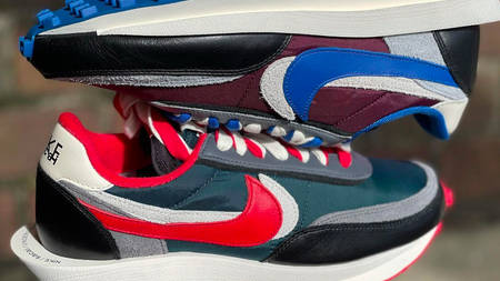 Get Up Close With the UNDERCOVER x sacai x Nike LDWaffle "Midnight Spruce" & "Night Maroon" Get Up Close With the UNDERCOVER x sacai x Nike LDWaffle "Midnight Spruce" & "Night Maroon"