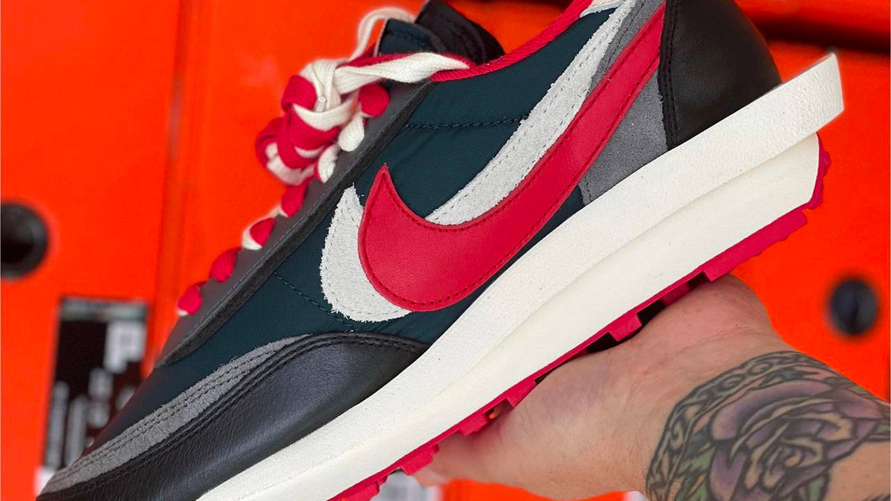 UNDERCOVER x sacai x Nike LDWaffle Midnight Spruce