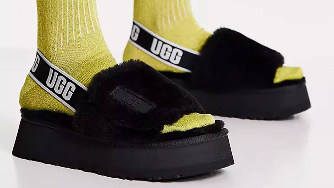 UGG Disco Slide Black