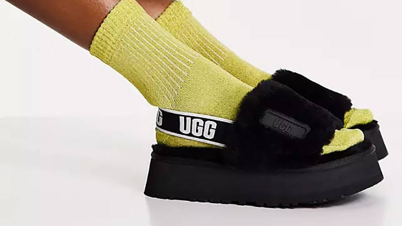 Ugg disco discount slides on feet