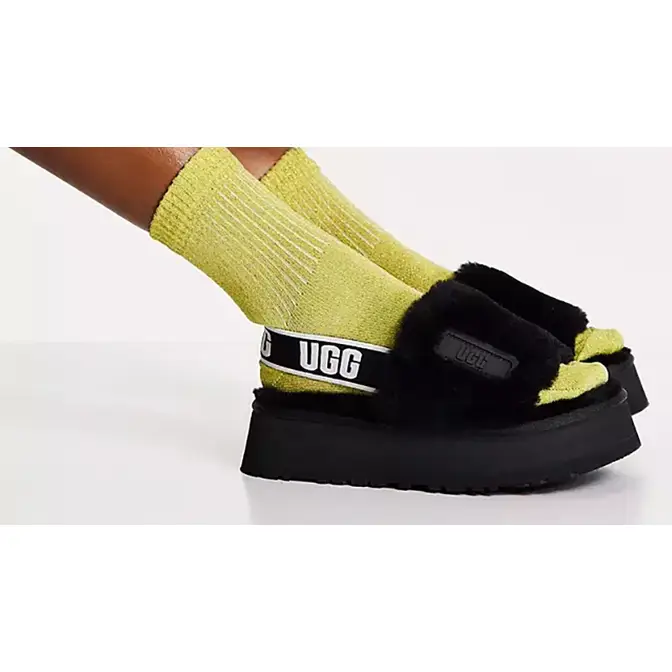 Ugg disco slide cheap black