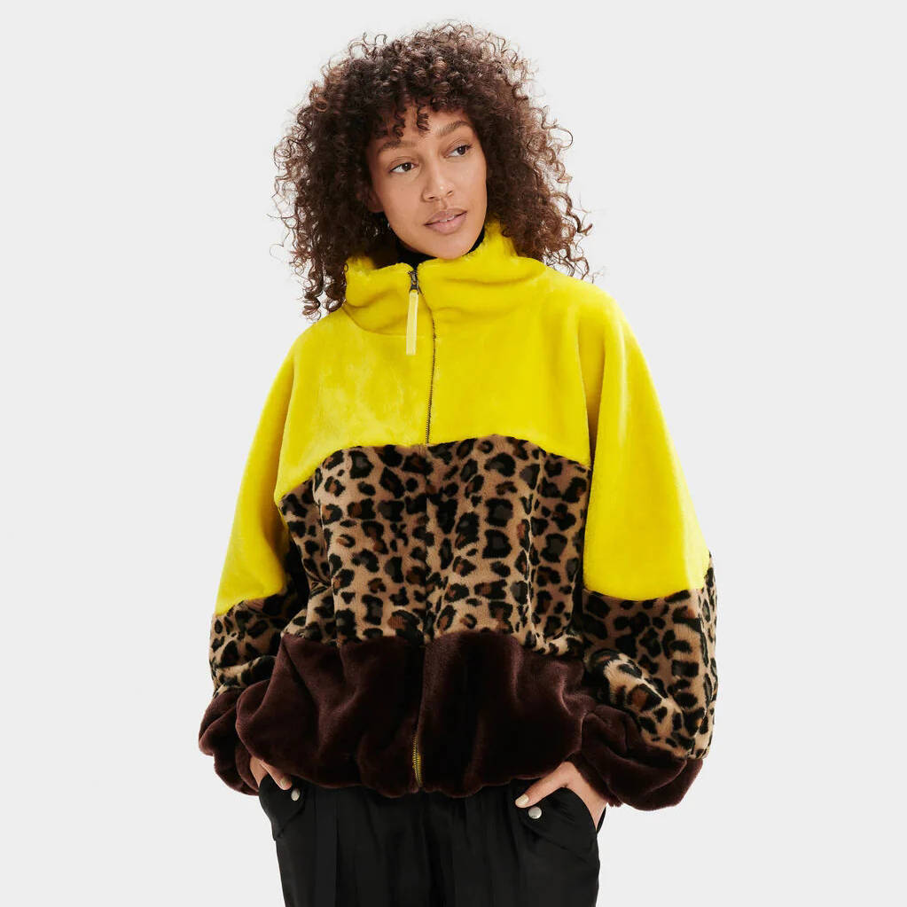 UGG Elaina Colorblock Sherpa Jacket