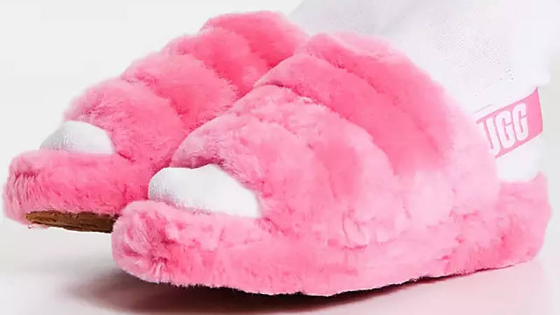 UGG Fluff Yeah Slide Pink Rose Where To Buy The Sole Supplier