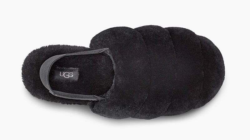UGG Super Fluff Slipper Black