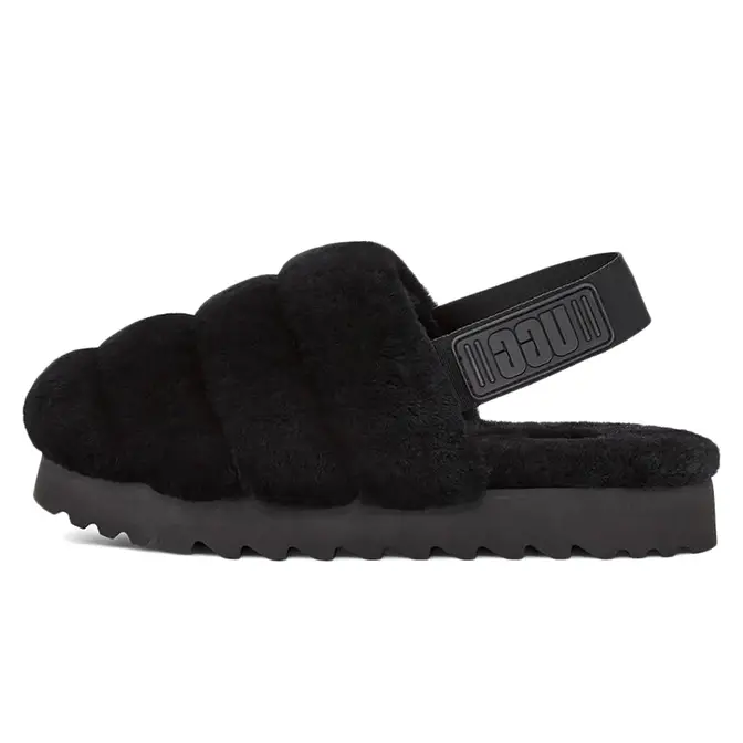 UGG Super Fluff Slipper Black | Where To Buy | The Sole Supplier