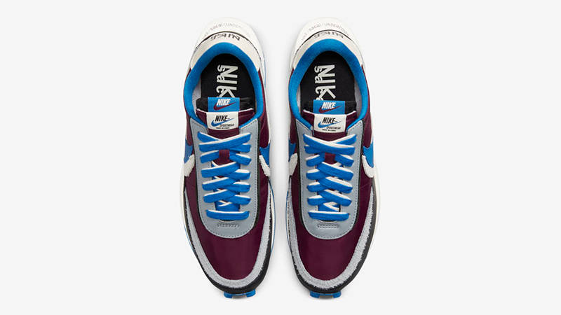 sacai waffle blue multi