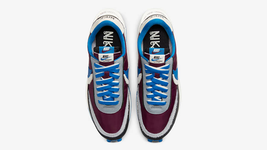 UNDERCOVER x sacai x Nike LDWaffle Purple Blue DJ4877-600 Top