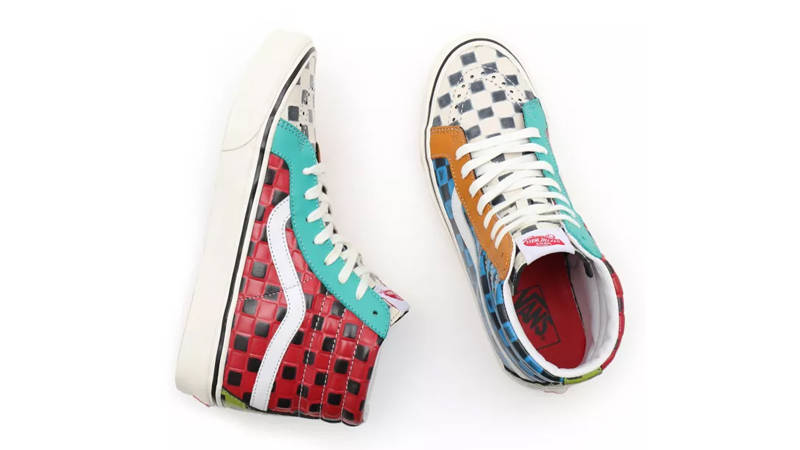 Vans Sk8-Hi 38 DX Anaheim Factory Leather Check Middle