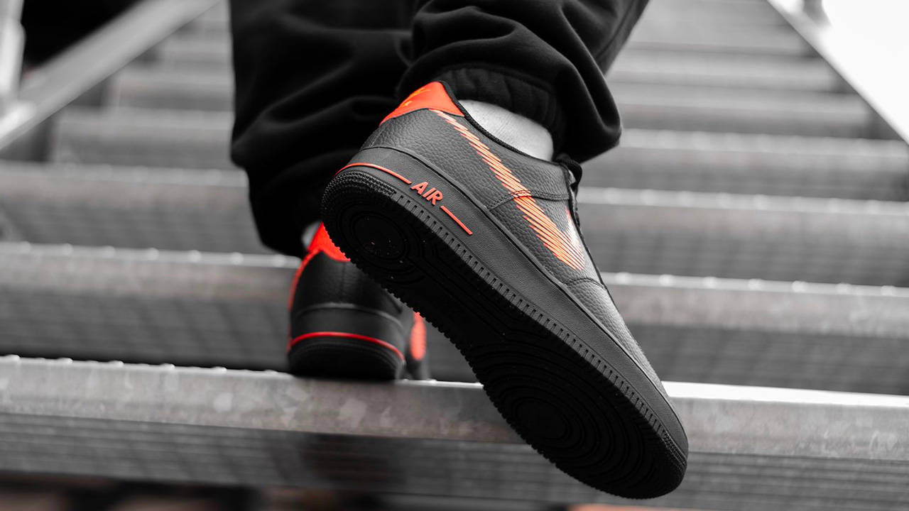 Nike Air Force 1 Low Zig Zag Black Orange