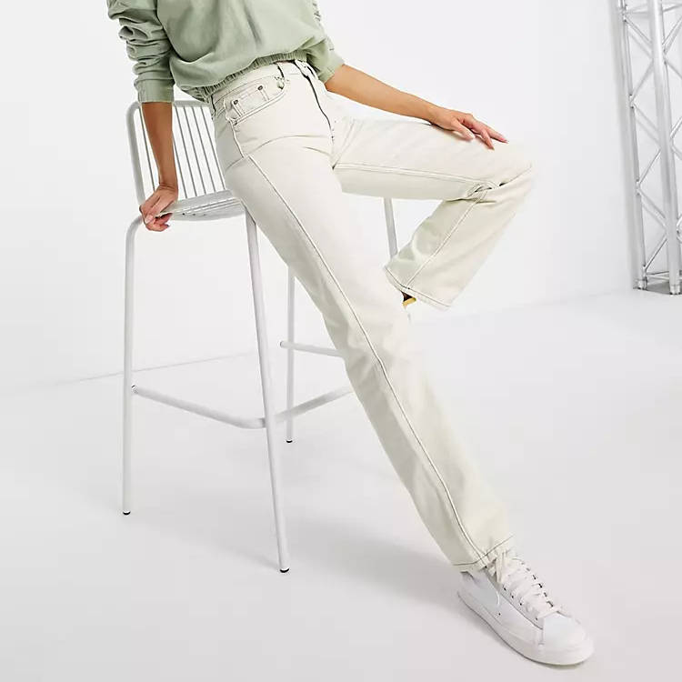 Weekday Bow Organic Cotton Denim Jeans