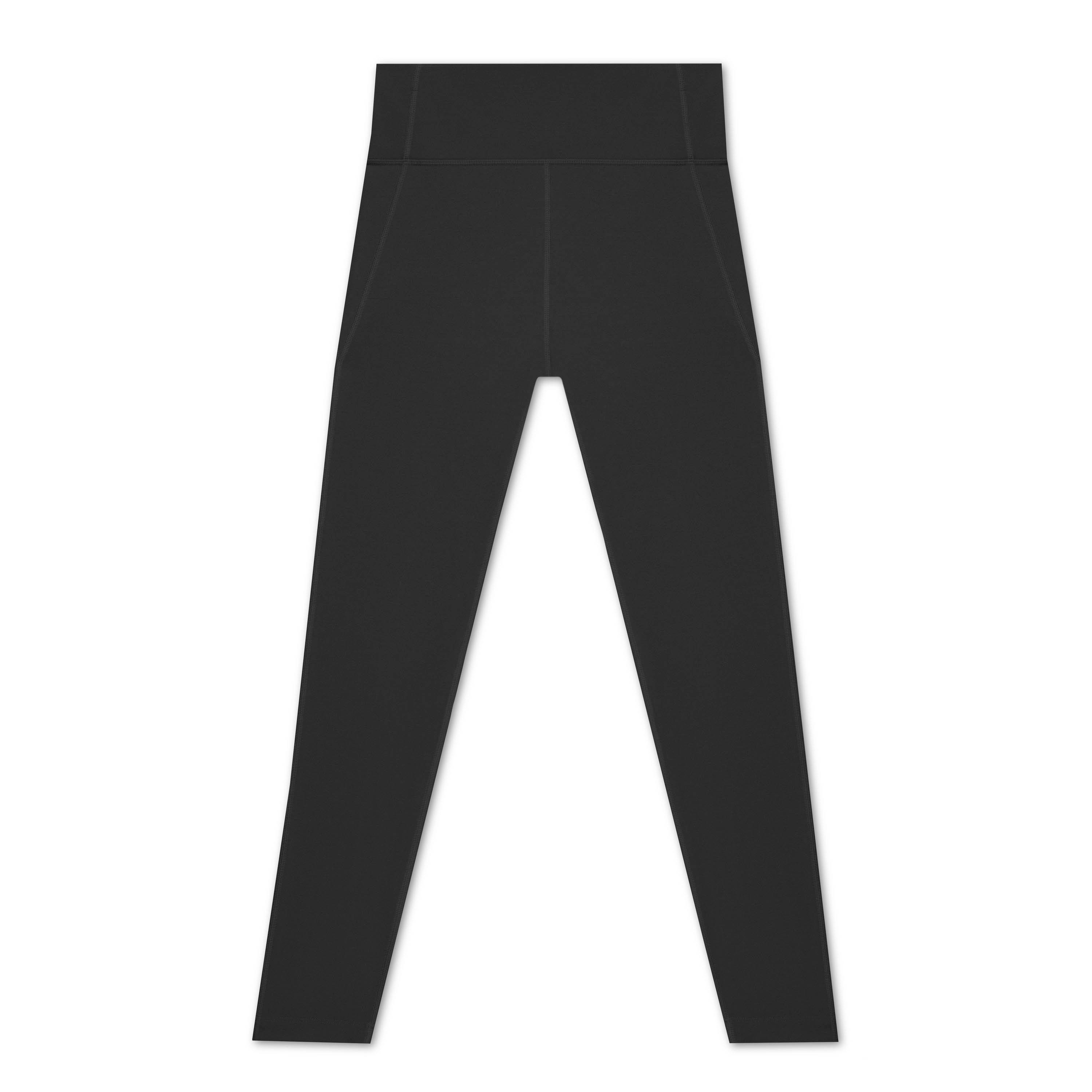 Women’s Natural Run Leggings – Natural Black