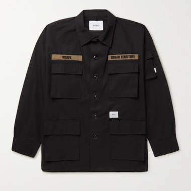 WTAPS Appliqued Printed Cotton-Ripstop Field Jacket