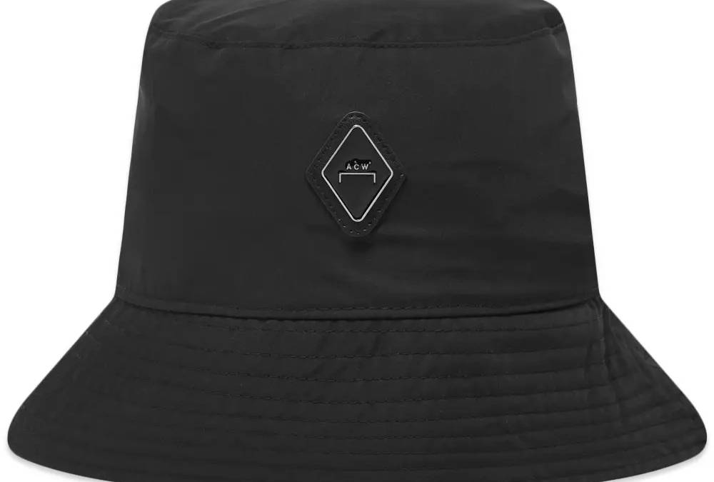 A-COLD-WALL* Diamond Bucket Hat - Black | The Sole Supplier