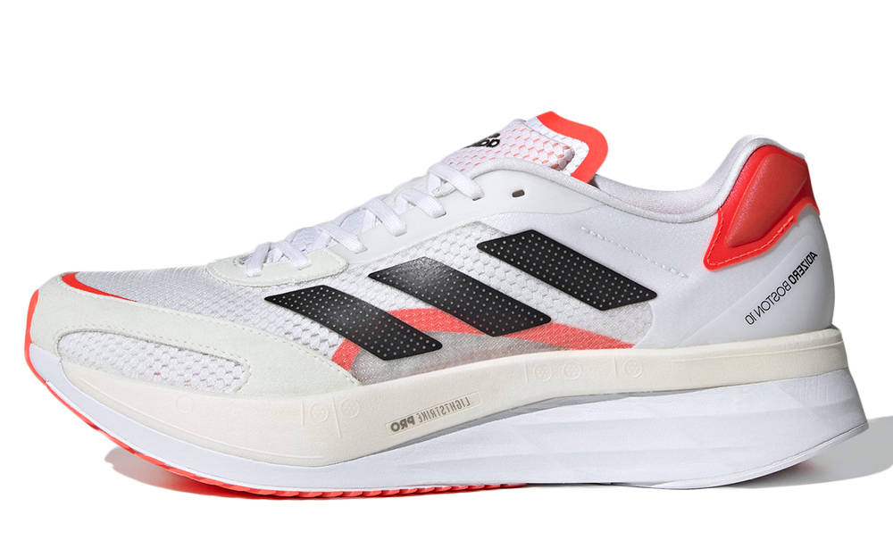 adidas Adizero Boston 10 White Black