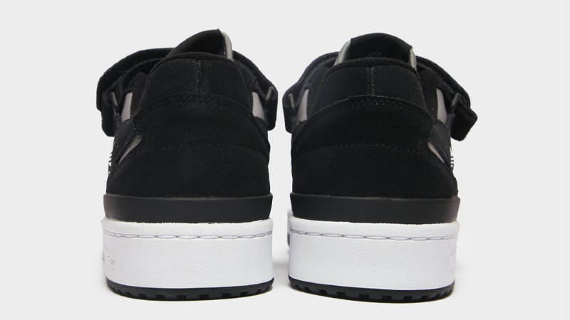 adidas Forum Exhibit Low Black Grey Back