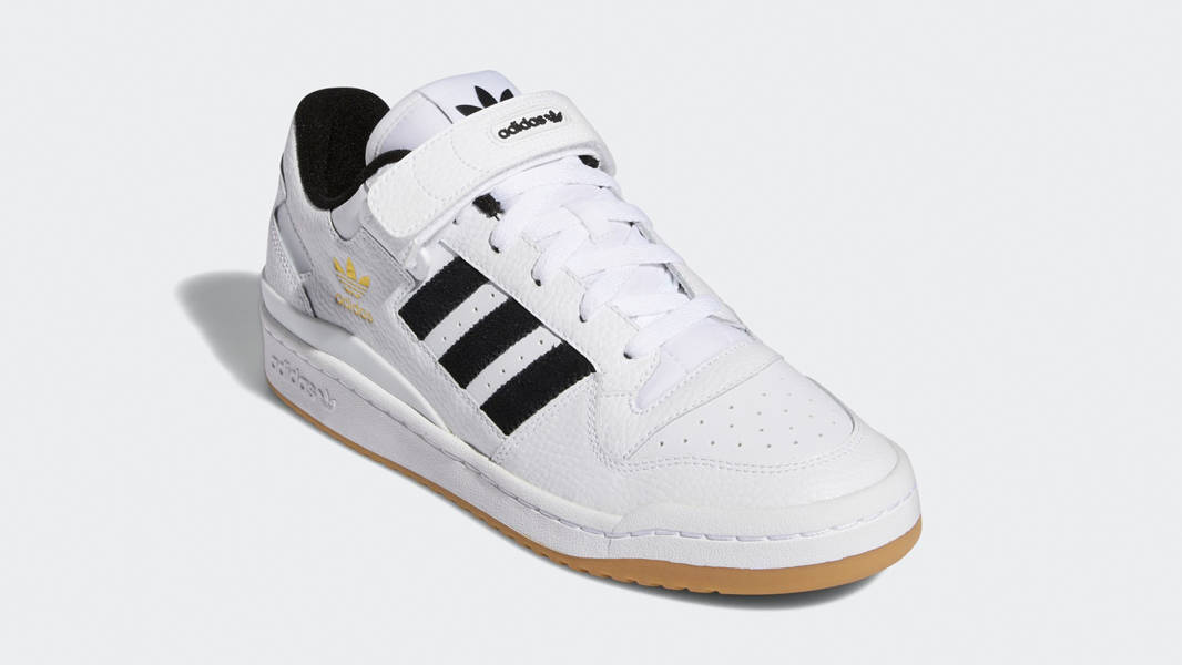 adidas Forum Low Core Black Gum Front