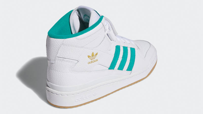 adidas Forum Mid White Gold Metallic Back