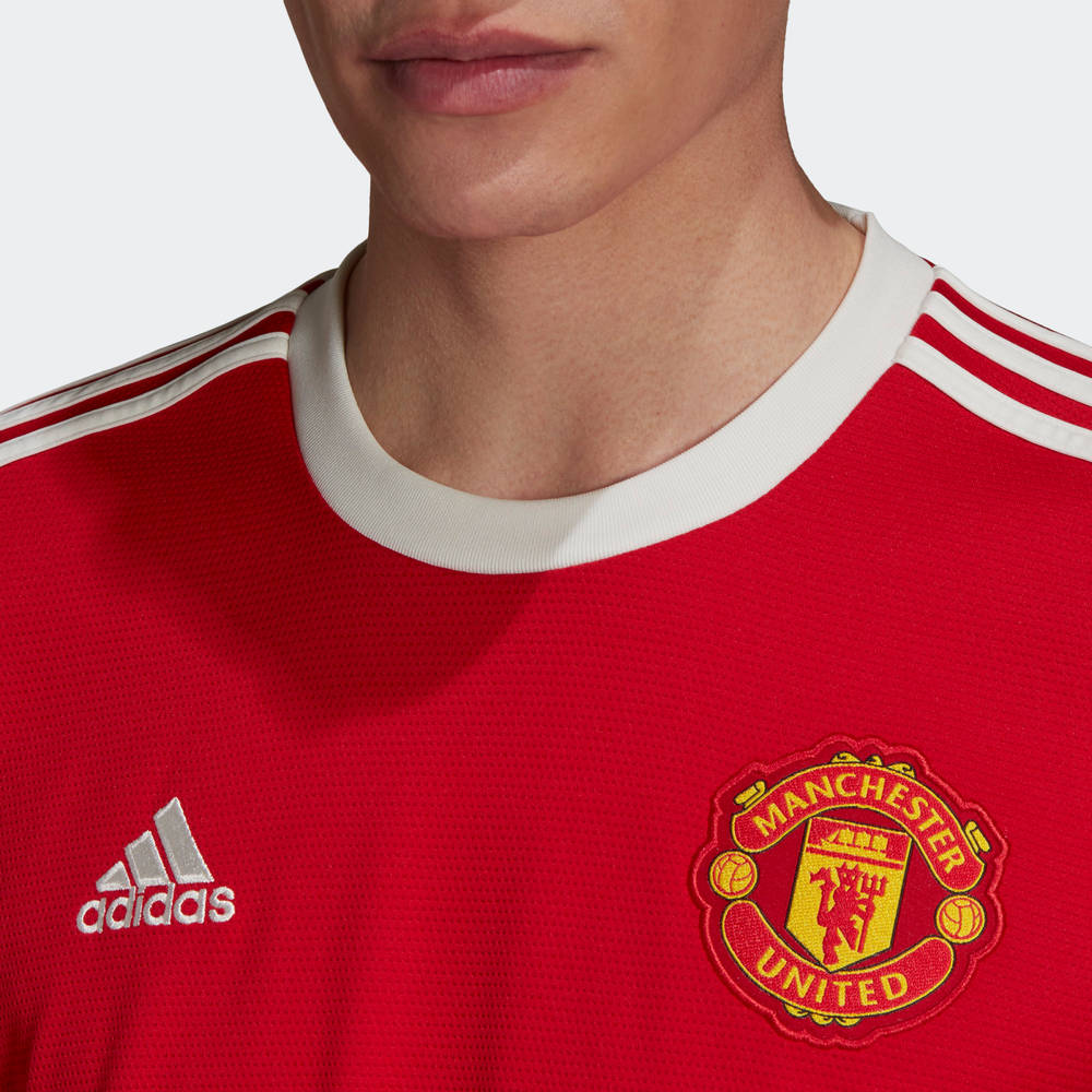 adidas Manchester United 21/22 Home Football Jersey - Real Red | The ...
