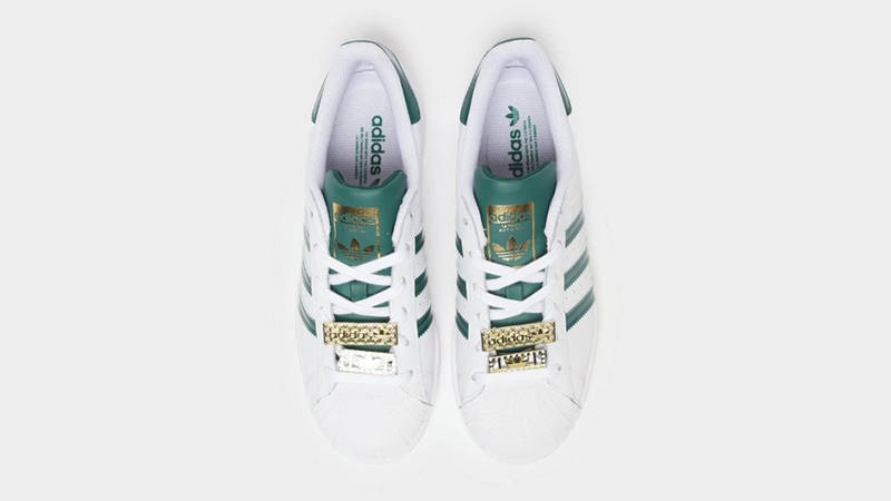 adidas Superstar Chain White Green