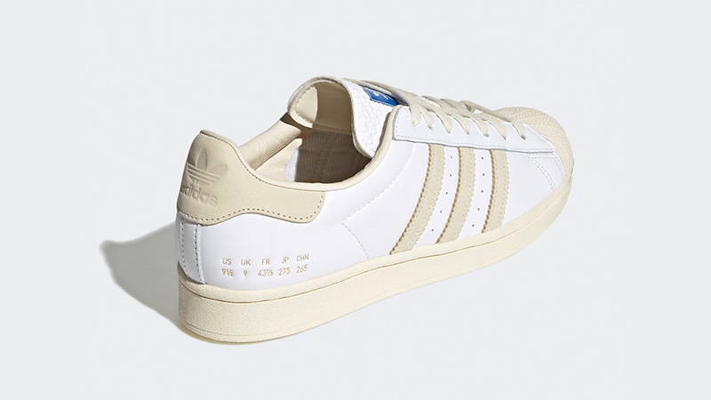 adidas Superstar White Cream Blue H05361 back