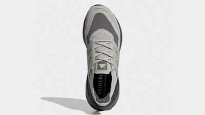 adidas Ultra Boost 21 Metal Grey Signal Green Middle