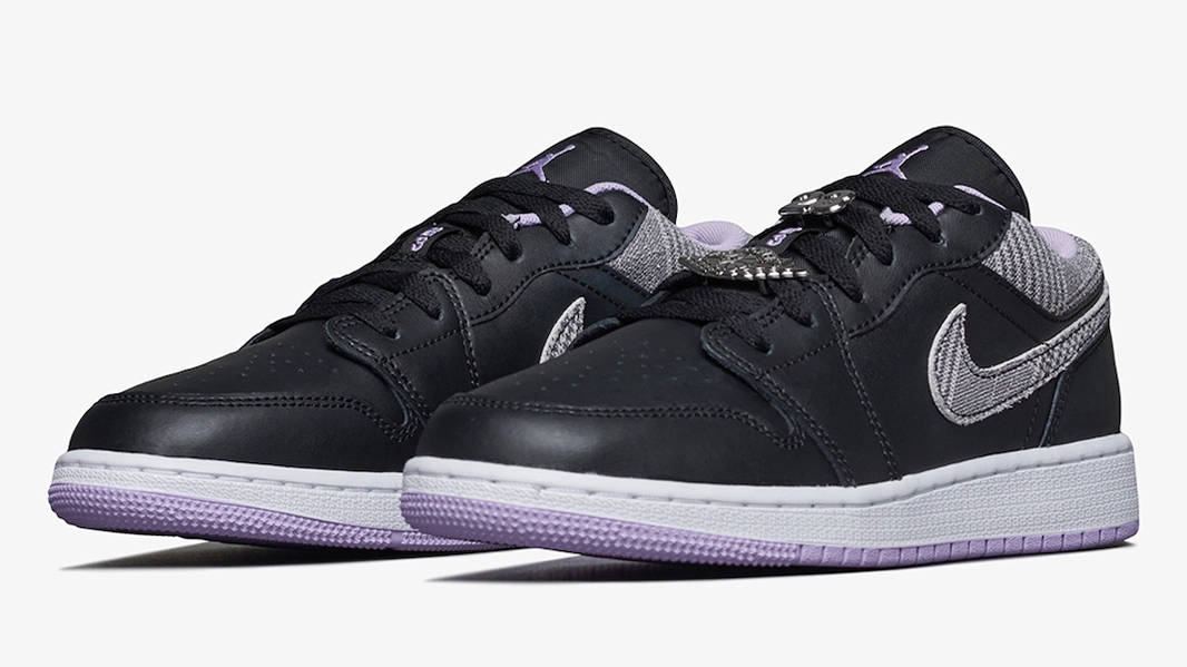 Air Jordan 1 Low SE GS Houndstooth