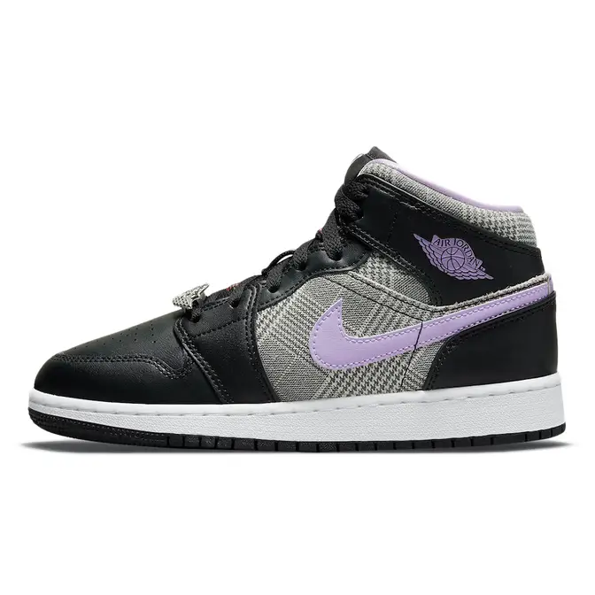 Air Jordan 1 Mid SE GS Houndstooth | Where To Buy | DC7226-015