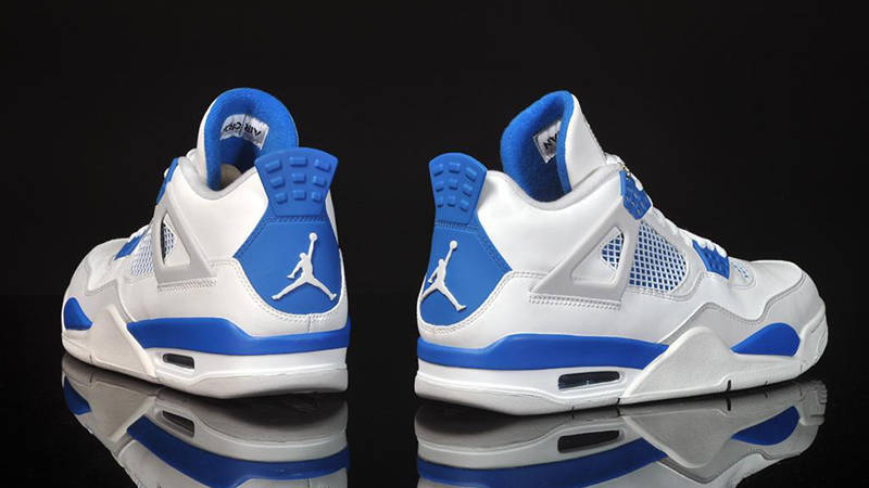 air jordan retro 4s military blue