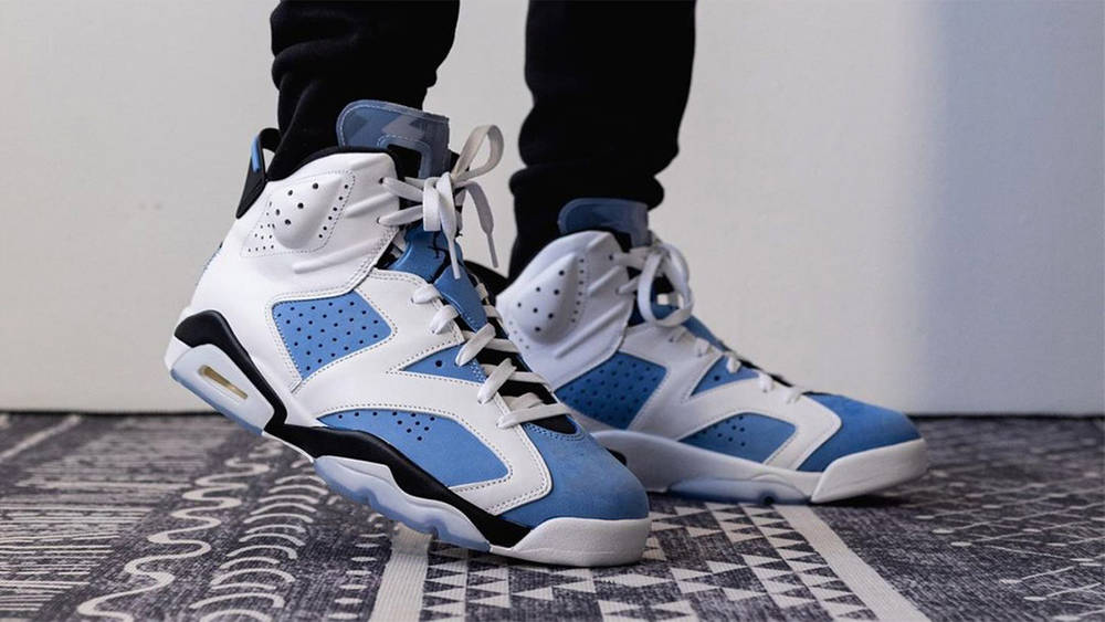 Image via repgod888 Air Jordan 6 UNC_
