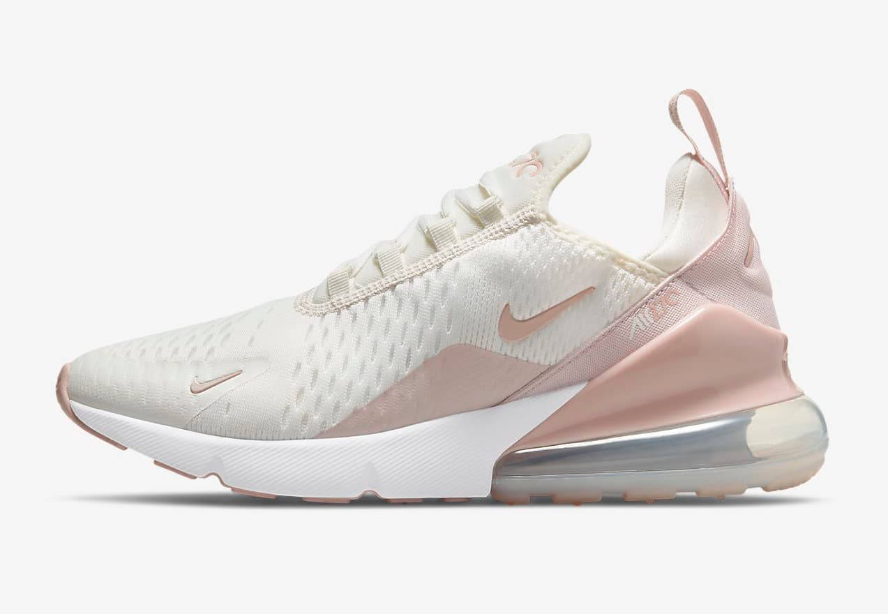 air max 270 white pink