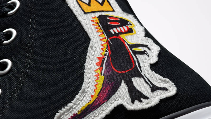 Basquiat x Converse Chuck Taylor All Star Black Closeup
