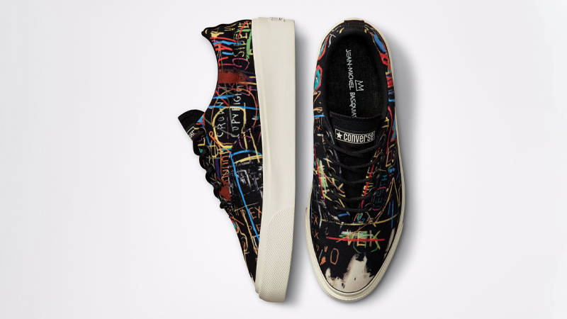 Basquiat x Converse Skidgrip Black Multi Middle