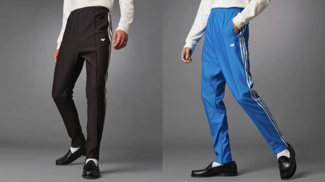 adidas Blue Version SST Track Pants - Black