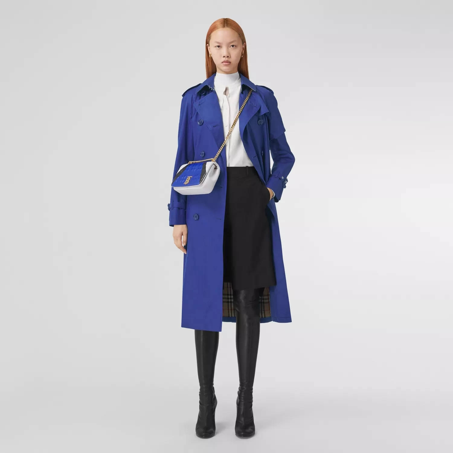 Burberry Cotton Gabardine Trench Coat
