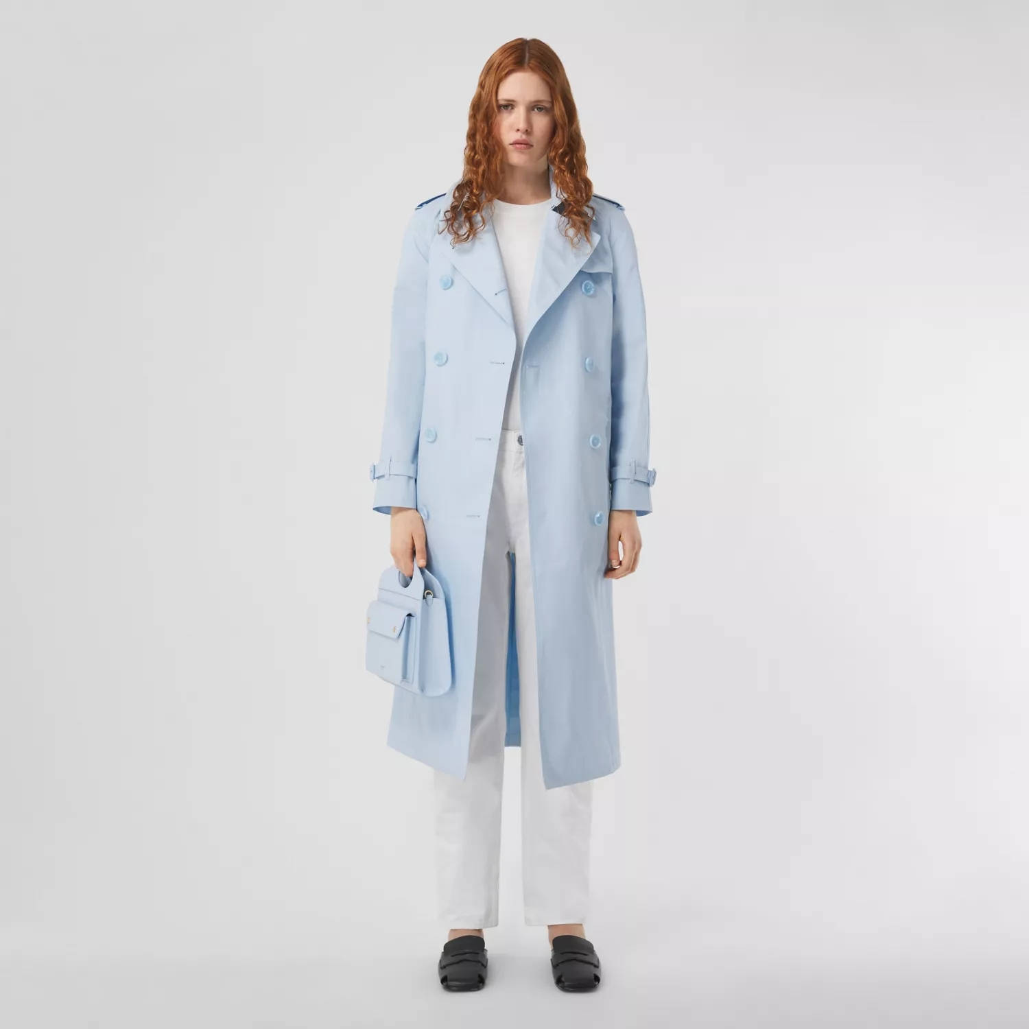 Burberry Technical Cotton Gabardine Trench Coat