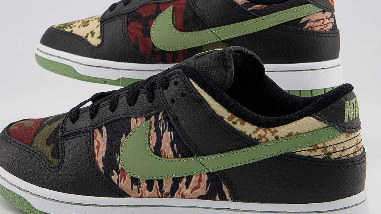 Nike Dunk Low "Black Camo"