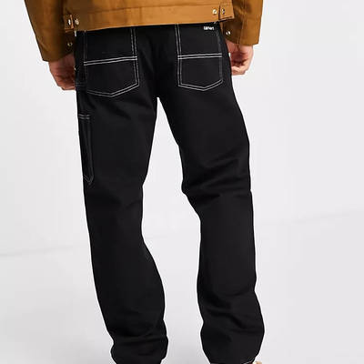 Carhartt WIP Double Front Utility Regular Trousers Black Back