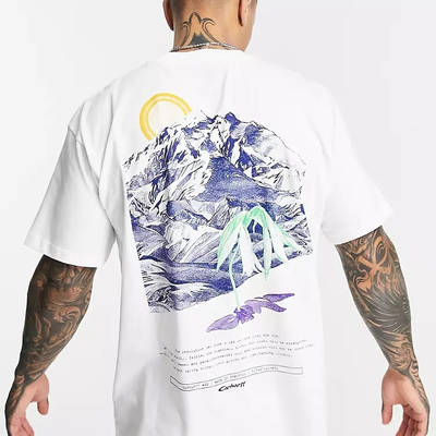 Carhartt WIP Mountain Back Print T-Shirt White