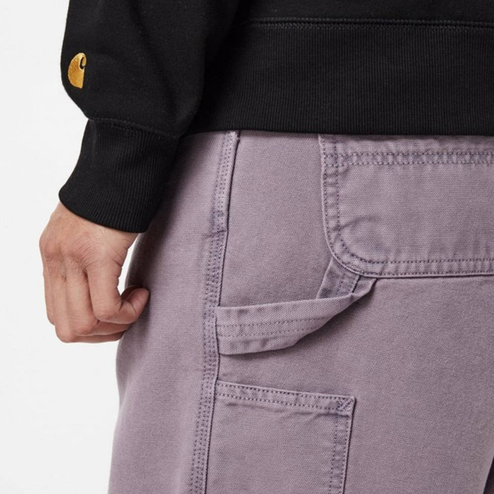 Carhartt WIP Single Knee Trousers Purple Detail 2